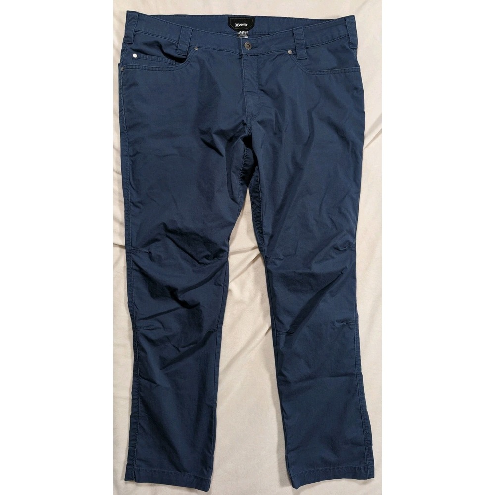 Vertx Mens 42x32 Tactical Ripstop Pants Navy Blue Straight Leg Outdoor Trousers